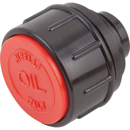 Kipp Vent Screw Splash Guard D1=G 1/2 Thermoplastic, Without Dipstick, D=30 K0458.30012